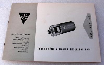 Manuál Tesla BM 335