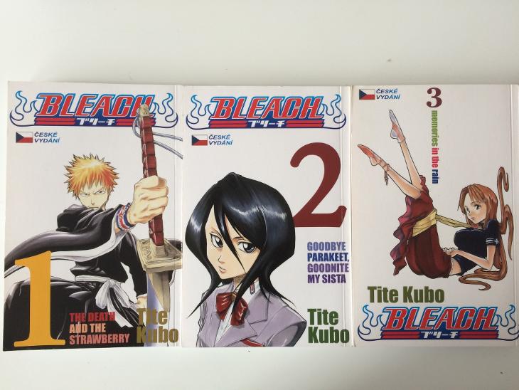 BLEACH manga (1.-3. díl) - Knihy a časopisy