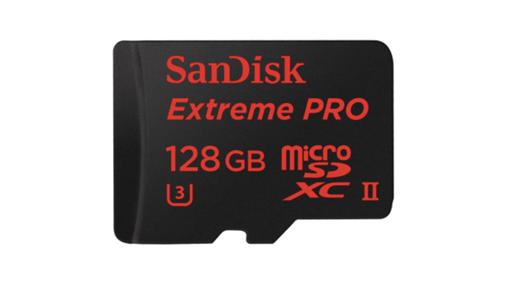 SanDisk MicroSDXC 128GB Extreme Pro UHS-II U3 PC: 5899,- čtení 275MB/s