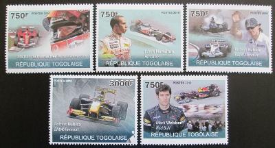 Togo 2010 Závody Formule 1 Mi# 3654-57 Kat 12€ 0581