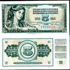 5 dinar YUGOSLAVIA 1968 UNC p81 - Bankovky