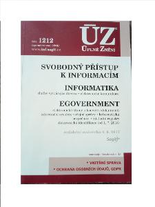 ÚZ - Svobodný přístup k informacím, Informatika, Egovernment 