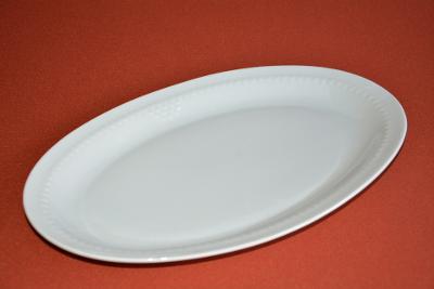 talíř, bílý