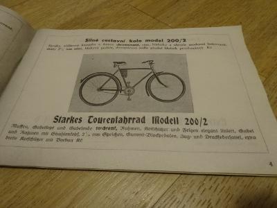 Starý katalog kol cyklo bicykl