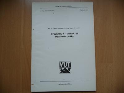 Skripta - Ateliérová tvorba VI. - Montované příčky - 1984