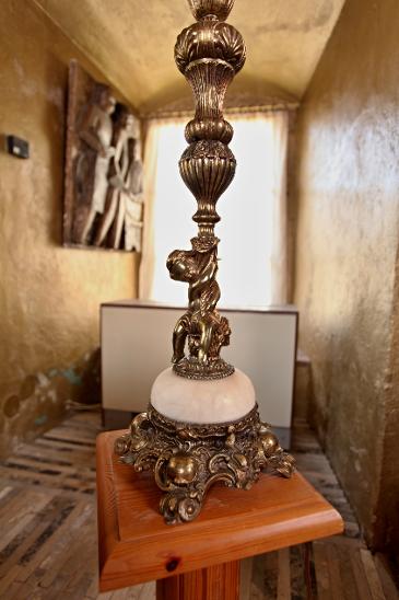 Bronzová figurální lampa - Zařízení pro dům a zahradu