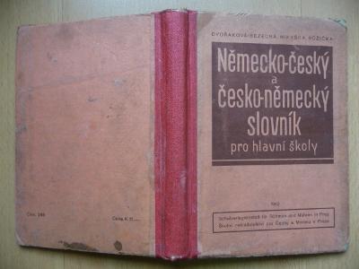 Německo-český a česko-německý slovník pro hlavní školy - 1942