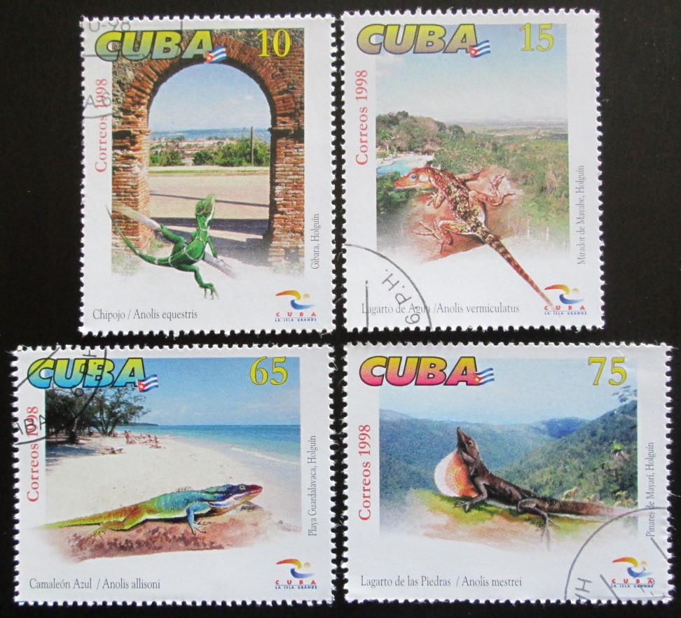 Kuba 1998 Obojživelníky Mi# 4150-53 0941 - Tematické známky