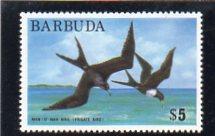 Barbuda-Fregatky 1974**  Michel 201C / 20 €
