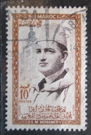 Maroko 1956 Sultan Mohammed V Mi# 409 1071 - Filatelie