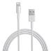 Biely dátový a nabíjací kábel USB Lightning 1m iPhone X 8 7 6 5 iPad - undefined