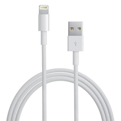 Bílý datový a nabíjecí kabel USB Lightning 1m pro iPhone X/8/7/6/5