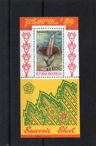Indonésie-Raflésie 1989**  Michel Bl.66 / 24 €