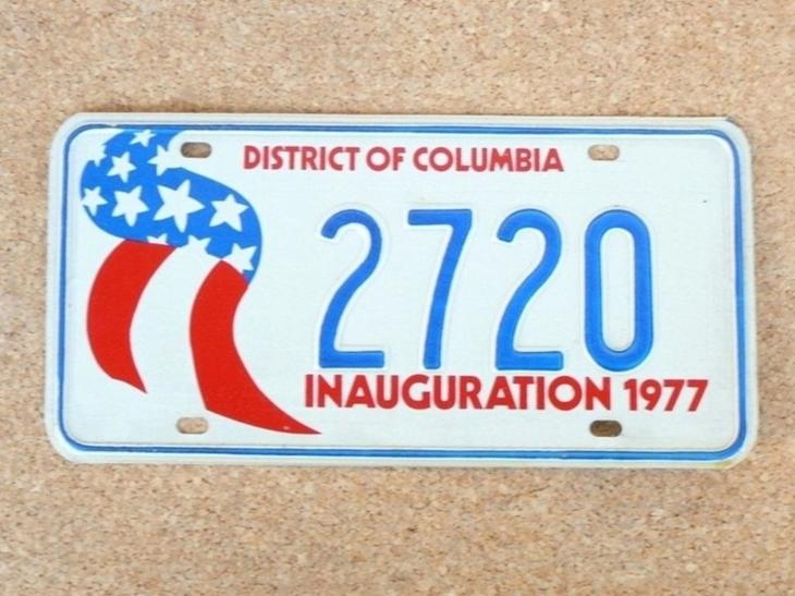 USA SPZ, District of Columbia originál... - Motoristické registrační značky