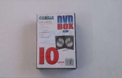 DVD box 7mm pro 2 CD 1x balení (10ks)