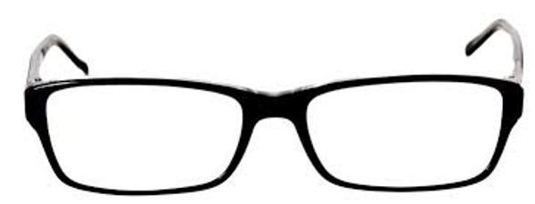 Dioptrické brýle QiiM 1096A čtecí plastové černé rámečky +1,0