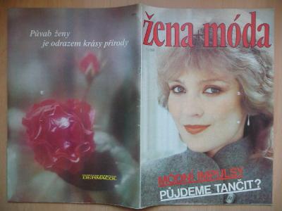 Časopis - Žena + móda - číslo 11 z roku 1983 - včetně střihové přílohy