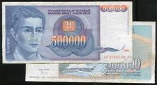 500000 dinar YUGOSLAVIE  1993 F p119