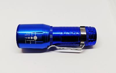 Svítilna QiiM TK-1019 CREE LED se zoom,kovová spona