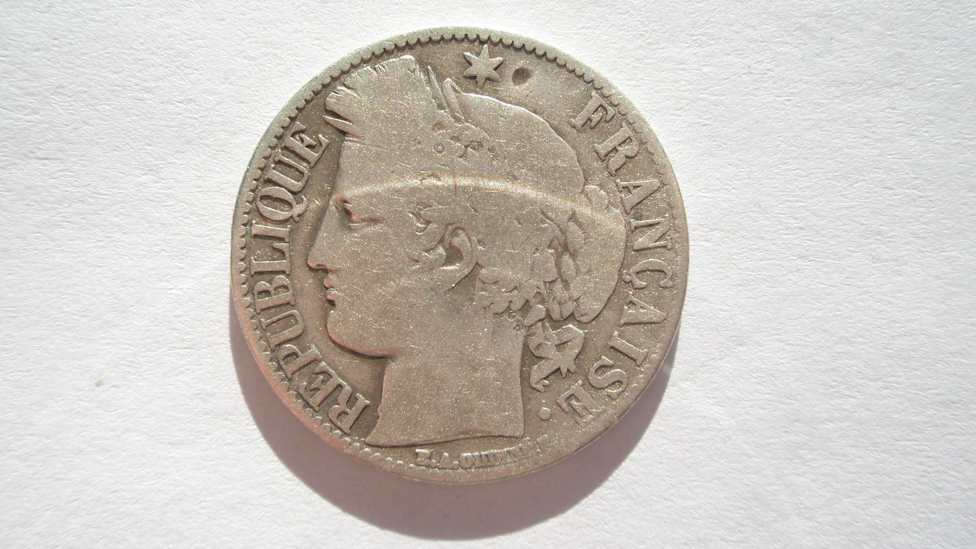 Francúzsko 1 frank 1872 A - Numizmatika