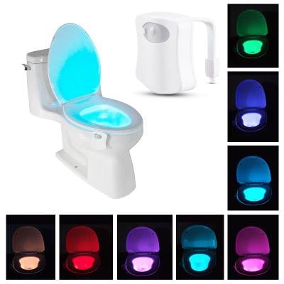 Pohybem aktivované LED osvětlení na WC záchod