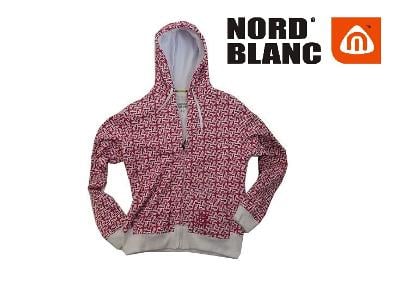 nová dámská mikina NordBlanc s kapucí na zip, XL/42