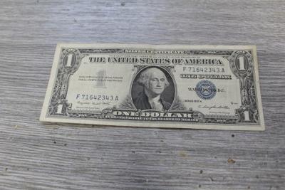 1 dollar USA 1957 silver certificate Z OBEHU stav 2-3