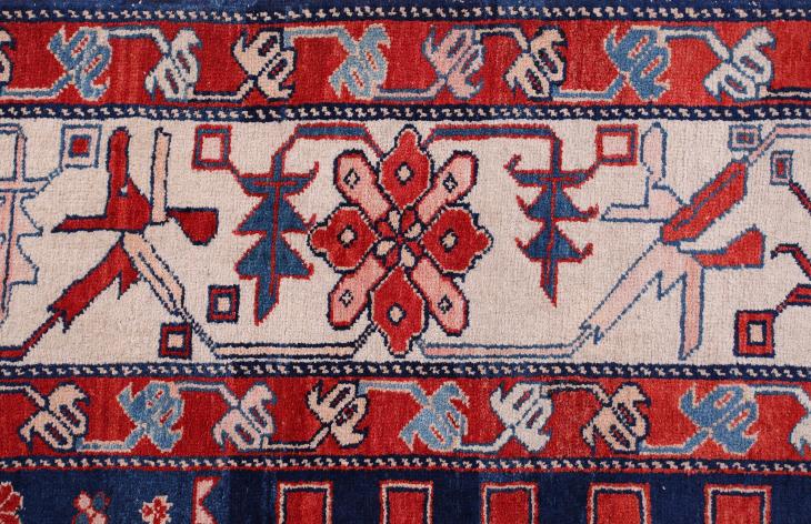 Ručně vázaný zakavkazký koberec Kazak 450 x 303 cm