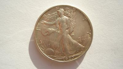 USA 1/2 dolar 1920 S  vzácný