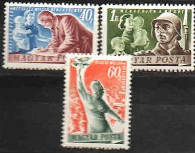 Maďarsko - MI.1139 -1141 - Mierové - 1950