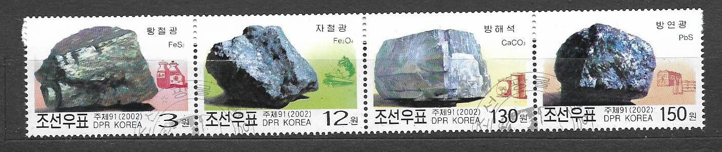 Korea 4591-4 Minerály