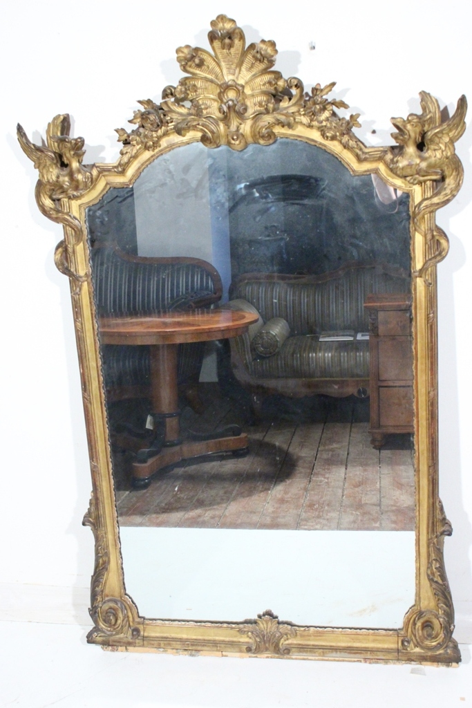Konzolový stůl se zrcadlem, po kompletní renovaci - Starožitnosti