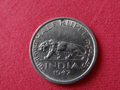 HALF RUPEE 1947 - INDIE