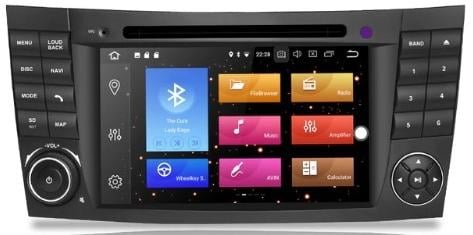 Mercedes Benz W211 2DIN DVD Android 11 GPS navigace