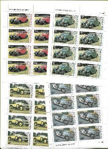 TANZÁNIE 309-12 automobily Rolls-Royce 1907-1936 **kompletní osmibloky