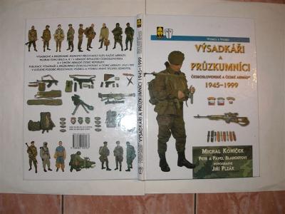Výsadkáři/průzkumníci československé a české armády -kniha 10x