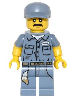 LEGO figúrka zberateľská 15. séria Janitor
