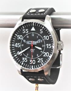 Letecké pánské náramkové hodinky Starfighter F-104, stříbrné