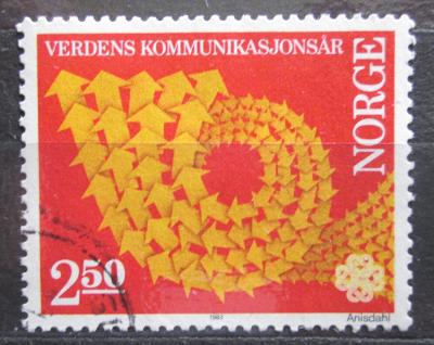 Norsko 1983 Světový rok komunikace Mi# 887 0510