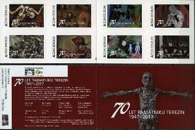 Vlastní známky - 70 let památníku Terezín ZS 62 **