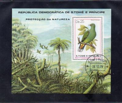 St.Tomé e Príncipe-Ptáci 1979*  Michel Bl.39 / 17 €