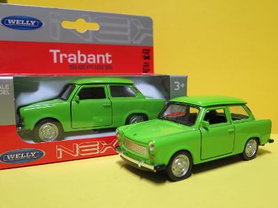 Trabant 601 zelený - 1/34 Welly (D5-T3)
