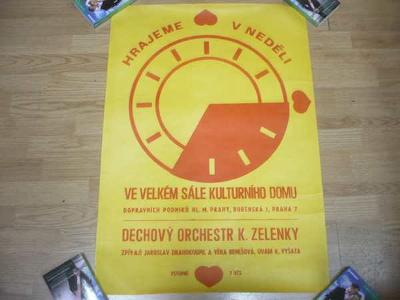 Plakát: HRAJEME V NEDĚLI (dopravní podniky hl.m.Praha) 