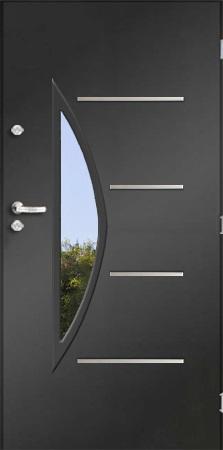 Venkovní vchodové dveře RON PLUS - 55 mm v 3 barvách - Stavebniny