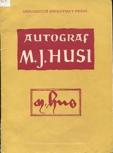Autograf M.J. Husi - 1954