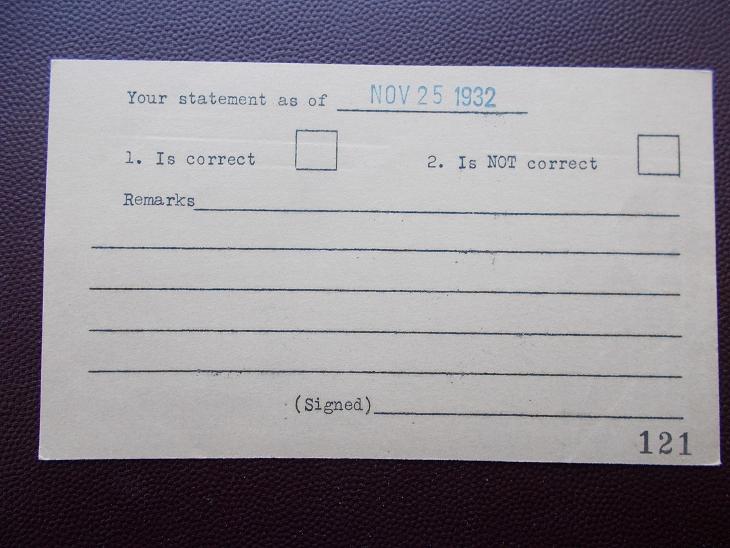 Korespondenční lístek USA Amerika 1932 - Filatelie
