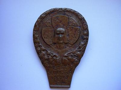 Odznak - Slet Sokolstvá v Brně 1914