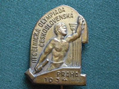 Praha - 1934 - III.Dělnická Olympiáda Československá