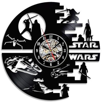 Star Wars - nástěnné hodiny vinyl Darth Vader