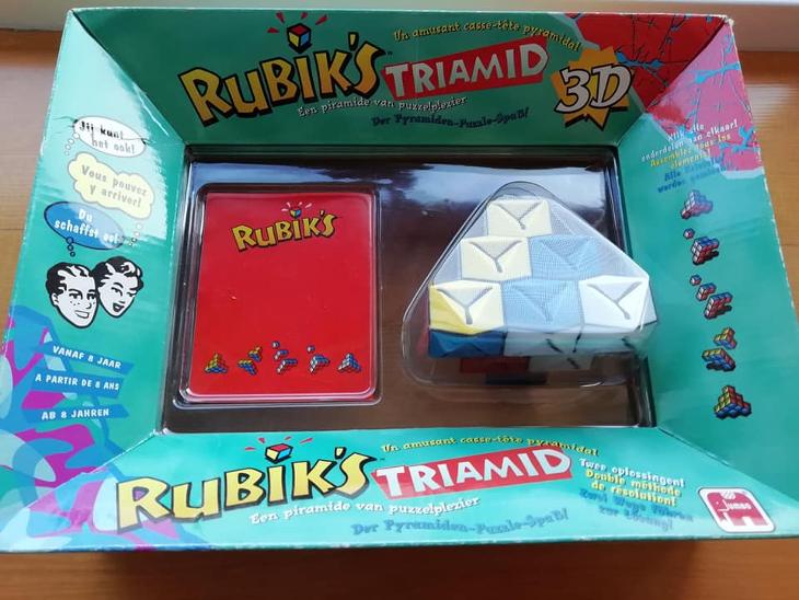 RUBIK´S TRIAMID - Rubikova pyramida.  - Starožitné hračky